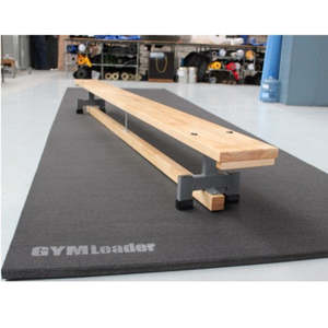 Gymnastics Equipment: Swedish Bench Steel Legs