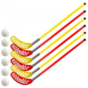 Hockey Sticks Balls: Unihoc Set Original ( 12 Sticks, 6 Balls)