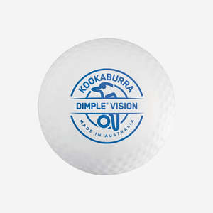 Kookaburra Vision Dimple Hockey Ball White