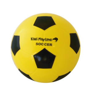 Playground Balls: Kiwisport Yellow PVC Soccer Ball