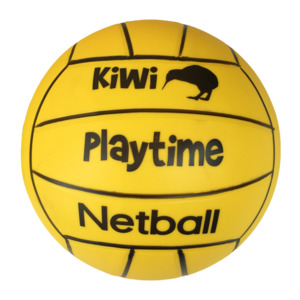 Playground Balls: Kiwisport Yellow PVC Netball