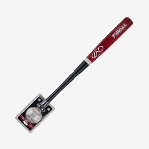 Rawlings Wooden T Ball Bat & Ball