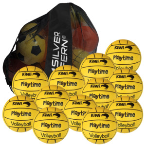 Kiwisport Yellow PVC Ball Pack of 12