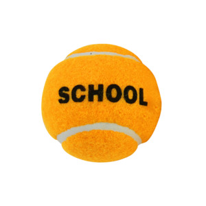 Tennis Racquets Balls: Orange School Branded Tennis Ball