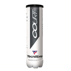 Tennis Racquets Balls: Tecnifibre Court Tennis Ball - 4 Ball Can