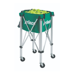 Tennis Racquets Balls: Prince Tennis Wheeled Basket - Holds 120 Balls