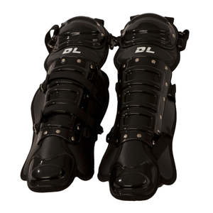 Softball Protective Equipment: DL Softball Leg Guards Double Knee Senior