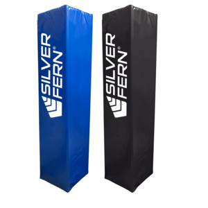 Silver Fern Rugby Goal Post Protector Pads - Set Of 4 - Junior - 1500mm High