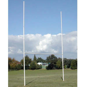 Rugby Goals: Galvanised Rugby Post Intermediate - Pair