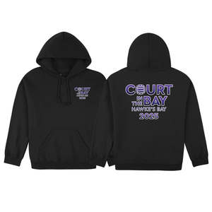 Court In The Bay 2025: Court In The Bay 2025 Hoodie Black