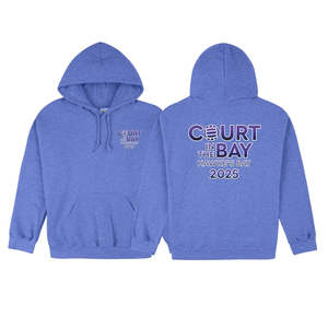 Court In The Bay 2025: Court In The Bay 2025 Hoodie Purple
