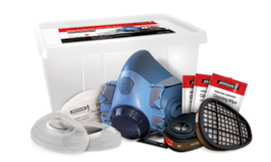 Respiratory Protection: Armour | Half Face Organic Vapour Filter Mask Kit