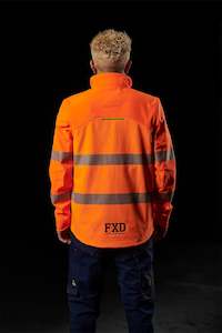 FXD | HI-VIS TAPED SOFT SHELL WORK JACKET | WO-3T