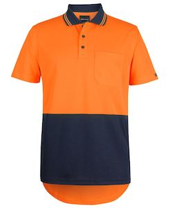 JB's Wear | Hi Vis S/S Drop Tail Polo | 6HDS