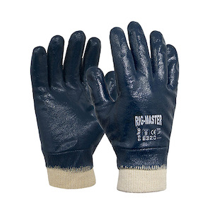 Coated Gloves: Esko | Rig Master Nitrile Gloves | Carton of 120 Pairs