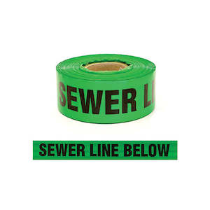 Covid 19 Site Signage Options: Esko | Sewer Line Below Trench Warning Tape