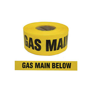 Covid 19 Site Signage Options: Esko | Gas Main Below Trench Warning Tape