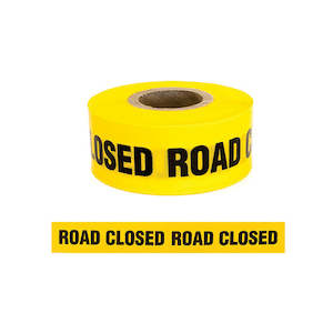 Covid 19 Site Signage Options: Esko | Road Closed Barrier Warning Tape