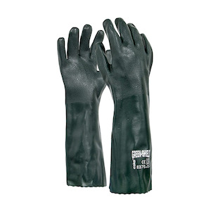 Chemical Resistant Gloves: Esko | Green Shield 45cm Glove | 12 Pairs