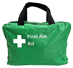 First Aid Kits Industrial Commercial: First Aid Bag Large Green Fold Out | Soft | FAC002