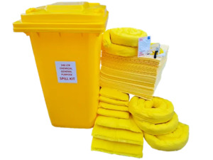 240Ltr Chemical | General Purpose Spill Kit in Bin