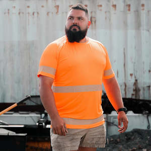 Wolf Workwear | Men's Assault Flex Hi-Viz Summer T-shirt