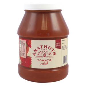 Products: ANATHOTH TOMATO RELISH 2.55KG – Total Foods