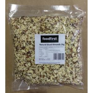 Products: FBN ALMONDS NATURAL SLICED 1KG – Total Foods