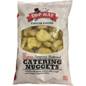 Products: TOP HAT TEMPURA BATTERED CHICKEN NUGGETS 1KG – Total Foods