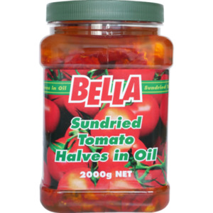 BELLA SUNDRIED TOMATO HALVES IN OIL 2KG – Total Foods