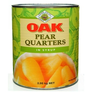 Products: OAK PEAR QUARTERS IN SYRUP 3KG – Total Foods