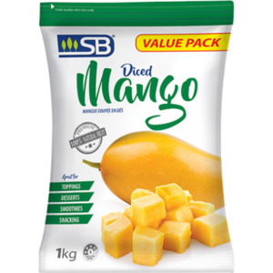Products: SB DICED MANGO 1KG FRZ – Total Foods