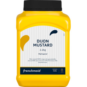FRENCH MAID DIJON MUSTARD 2.2KG – Total Foods