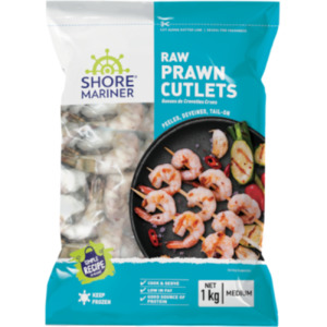 Products: SHORE MARINER PRAWN CUTLET VAN 21/25 1KG – Total Foods
