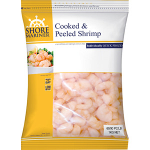 Products: SHORE MARINER SHRIMP C/P 90/120 1KG – Total Foods