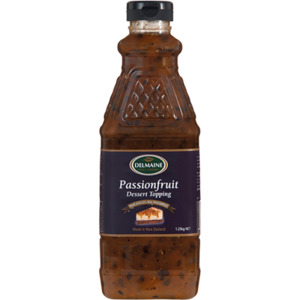 Products: DELMAINE PASSIONFRUIT TOPPING 1.25KG – Total Foods