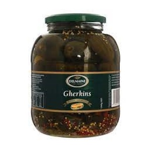 DELMAINE WHOLE GHERKINS 1.34KG – Total Foods