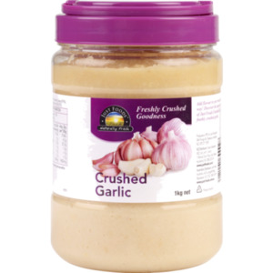 JUST FOODS CRUSHED GARLIC 1KG – Total Foods