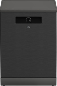 Beko Free Standing Dishwasher, 16 Place Setting, Autodose, Dark S/S