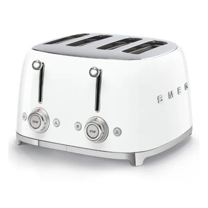 Small Appliances: Smeg 4 Slice Toaster White