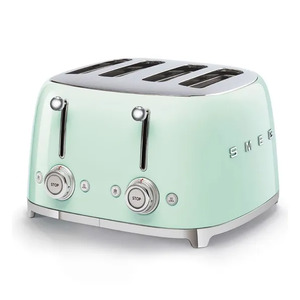 Small Appliances: Smeg 4 Slice Toaster Green