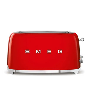 Small Appliances: Smeg 4 Slice Toaster Red