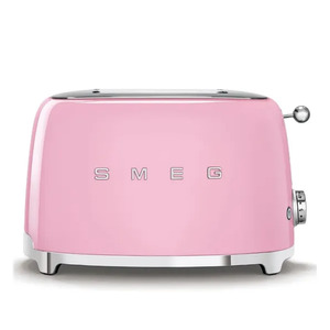 Small Appliances: Smeg 2 Slice Toaster Pink