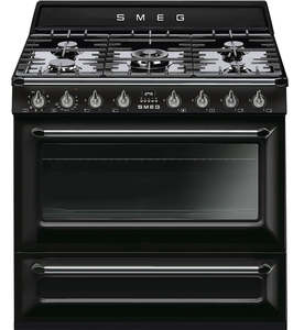 Appliances: SMEG VICTORIA 90 CM FREESTANDING OVEN (BLACK)