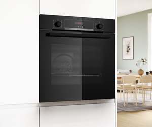 Cooking: Bosch Series 4 Built-in Oven HBA574EB3A, 60cm Black