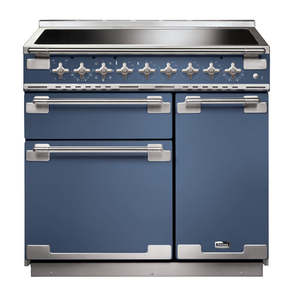 FALCON ELISE 90CM INDUCTION RANGE COOKER STONE BLUE
