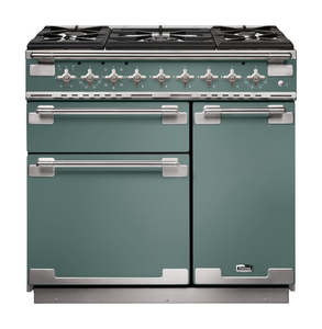 FALCON ELISE 90CM DUAL FUEL RANGE COOKER MINERAL GREEN