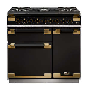 FALCON ELISE 90CM DUAL FUEL RANGE COOKER GLOSS BLACK