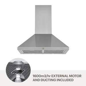 Rangehoods: Amore 60cm quiet wallmount rangehood WMCARLA6-M16