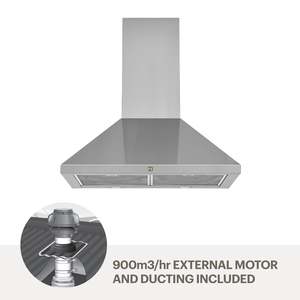 Amore 60cm quiet wallmount rangehood WMCARLA6-M9